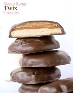 Peanut Butter Twix Cookies