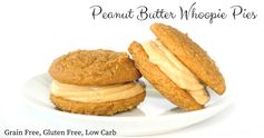 Peanut Butter Whoopie Pies – Low Carb & Grain Free