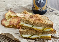 Pear & Sharp Cheddar Grilled Cheese Sandwich