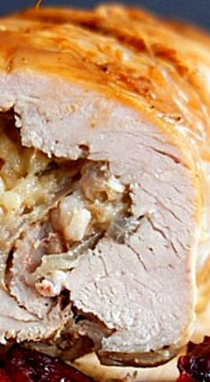 (Pear and Cranberry Stuffed Pork Tenderloin