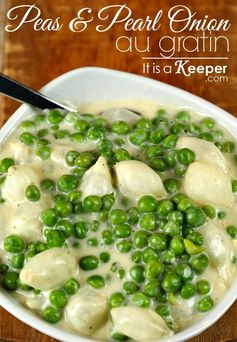 Peas & Pearl Onion Au Gratin