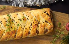 Pecan and Mushroom Wellington