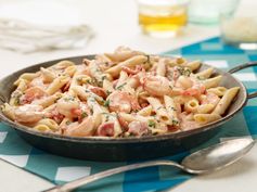 Penne with Shrimp and Herbed Cream Sauce