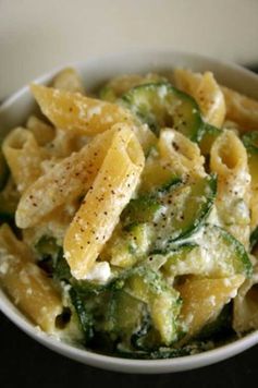 Penne with Zucchini and Ricotta