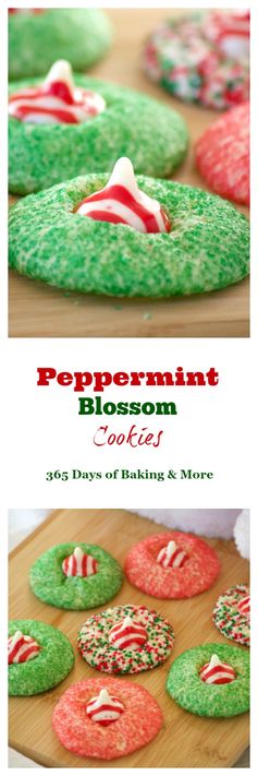 Peppermint Blossom Cookies