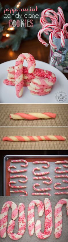 Peppermint Candy Cane Cookies