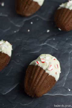 Peppermint Chocolate Madeleines