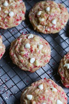 Peppermint Cream Cheese Pudding Cookies