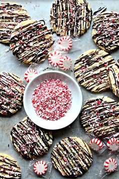 Peppermint Crunch Cookies (Time Saver