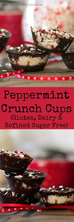 Peppermint Crunch Cups(Gluten, Dairy & Refined Sugar Free!