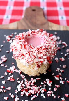 Peppermint Krispies Treat Shots