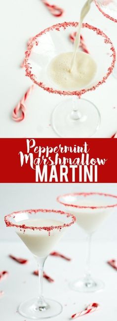 Peppermint Marshmallow Martini