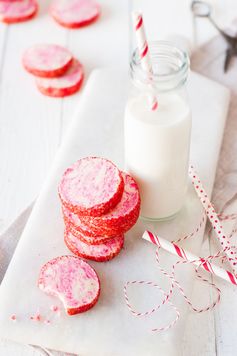 Peppermint Meltaway Icebox Cookies