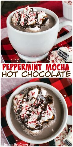 Peppermint Mocha Hot Chocolate