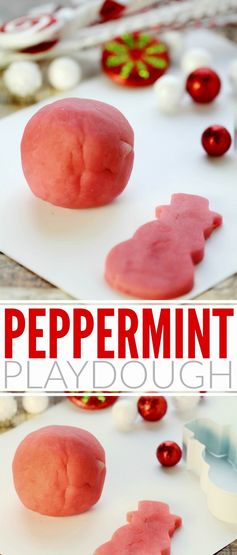 Peppermint Playdough