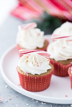 Peppermint White Chocolate Cupcakes