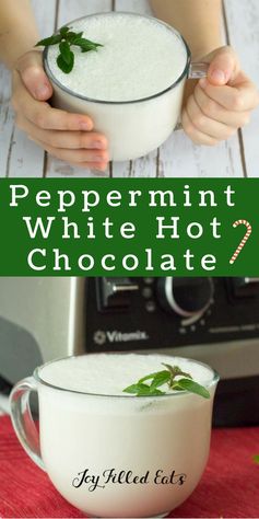 Peppermint White Hot Chocolate - Low Carb, Sugar Free, THM S