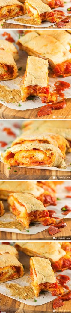 Pepperoni Pizza Bread Roll-Up