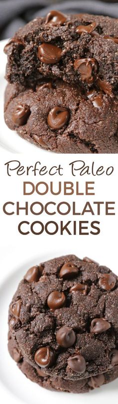 Perfect Paleo Double Chocolate Cookies (grain-free, gluten-free, dairy-free