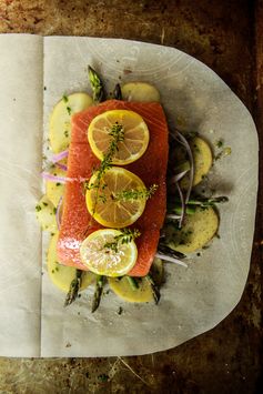 Perfect Parchment-Baked Salmon