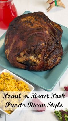 Pernil or Roast Pork Puerto Rican Style