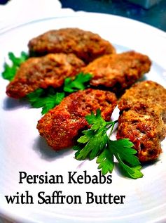 Persian Kebabs with Saffron Butter