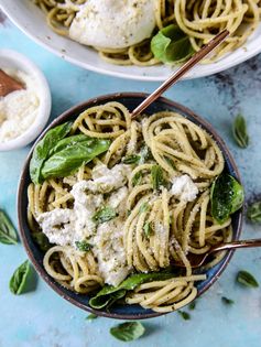 Pesto Pasta with Burrata