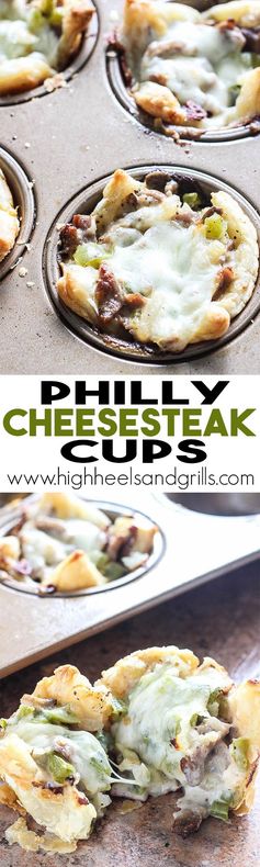 Philly Cheesesteak Cups