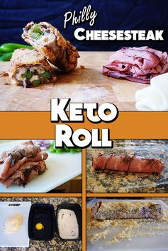 Philly Cheesesteak Keto Roll