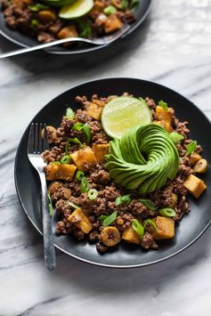 Picadillo with Plantains from Well Fed Weeknights