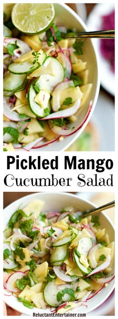 Pickled Mango Cucumber Salad