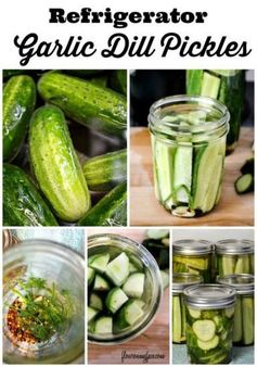 Pickles | How to Make Refrigerator Garlic Dill Pickles