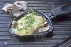 Pilz-Schinken-Raclette