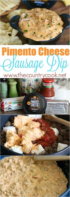 Pimiento Cheese Sausage Dip