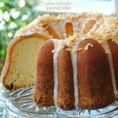 Pina Colada Pound Cake