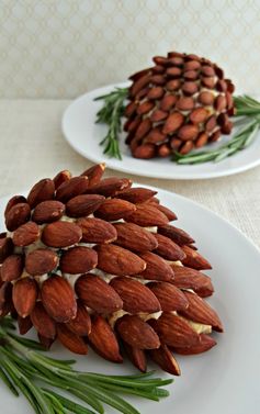 Pine cone cheese ball appetizer