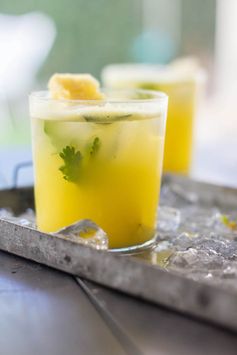 Pineapple and Cilantro Moscow Mule