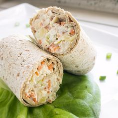 Pineapple Chicken Salad Wraps