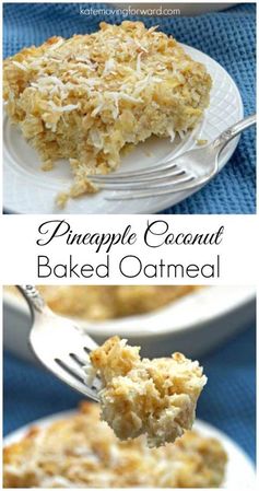 Pineapple Coconut Baked Oatmeal