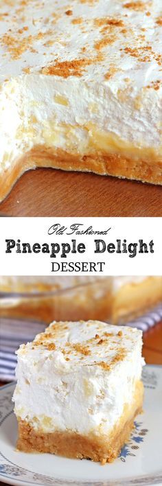 Pineapple Delight Dessert