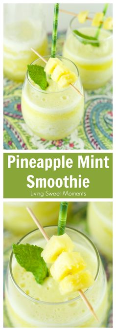 Pineapple Mint Smoothie