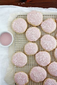 Pink Champagne Cookies