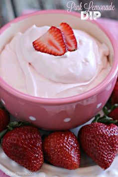 Pink Lemonade Fruit Dip