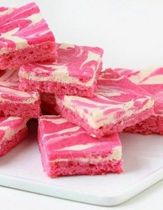 Pink Velvet Cheesecake Swirl Brownies