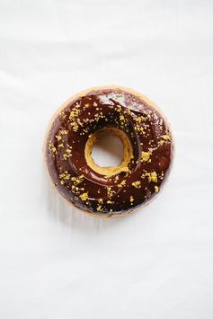 Pistachio Almond Baked Donuts