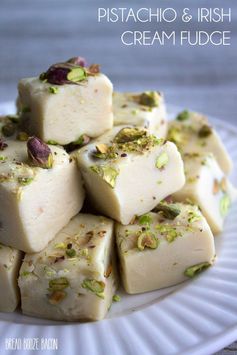 Pistachio & Irish Cream Fudge