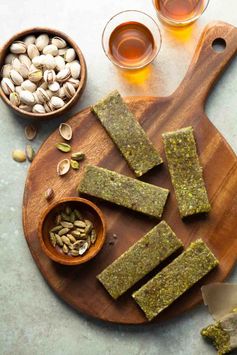 Pistachio Cardamom Energy Bars