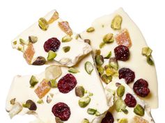 Pistachio-Cranberry-Candied Orange Bark