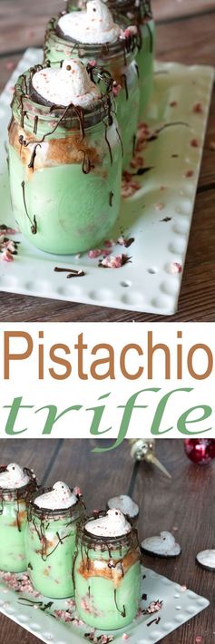 Pistachio Trifle