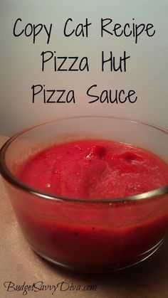 Pizza Hun Pizza Sauce